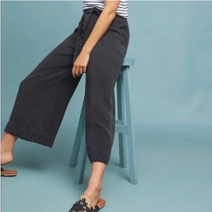 Cloth & Stone Wide Leg Raw Hem Pants